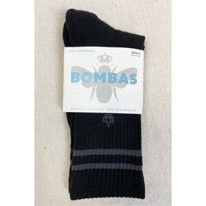 Bombas NWT Black Crew Socks Size Small